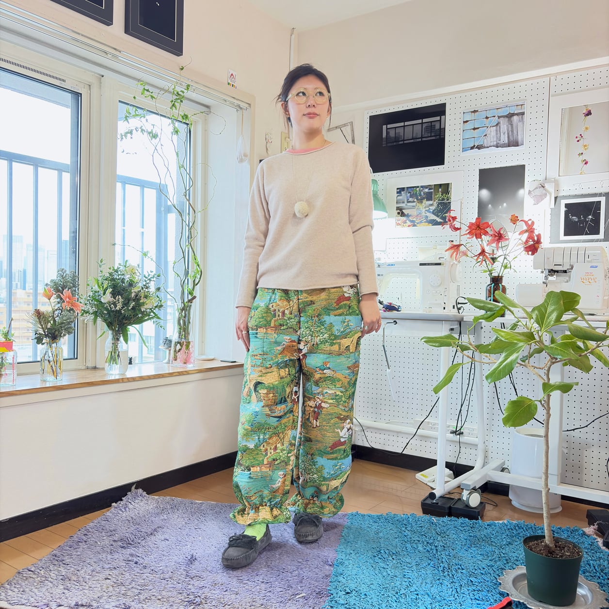 水辺の風景ゴブラン　ドロワーズ