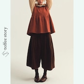 【2color】背中にリボンの風をまとうペプラムニット 《P0308》