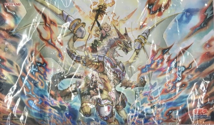 【美品】精霊獣騎レイラウタリ(遊戯王の日 プレイマット 未開封(サプライ)