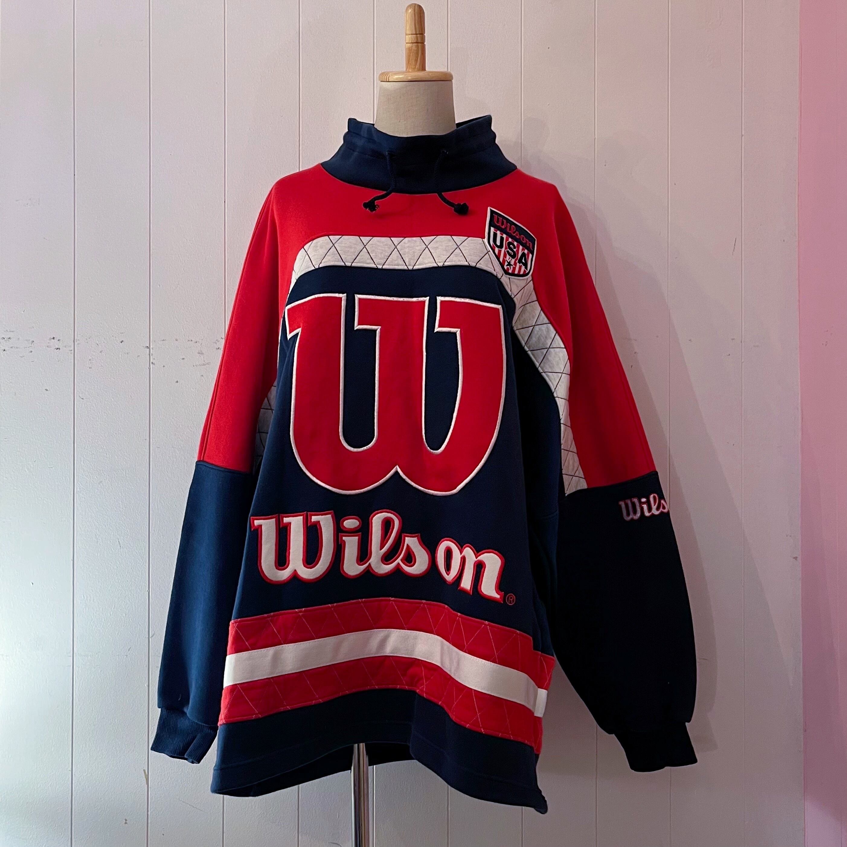 wilson / red navy high neck sweat