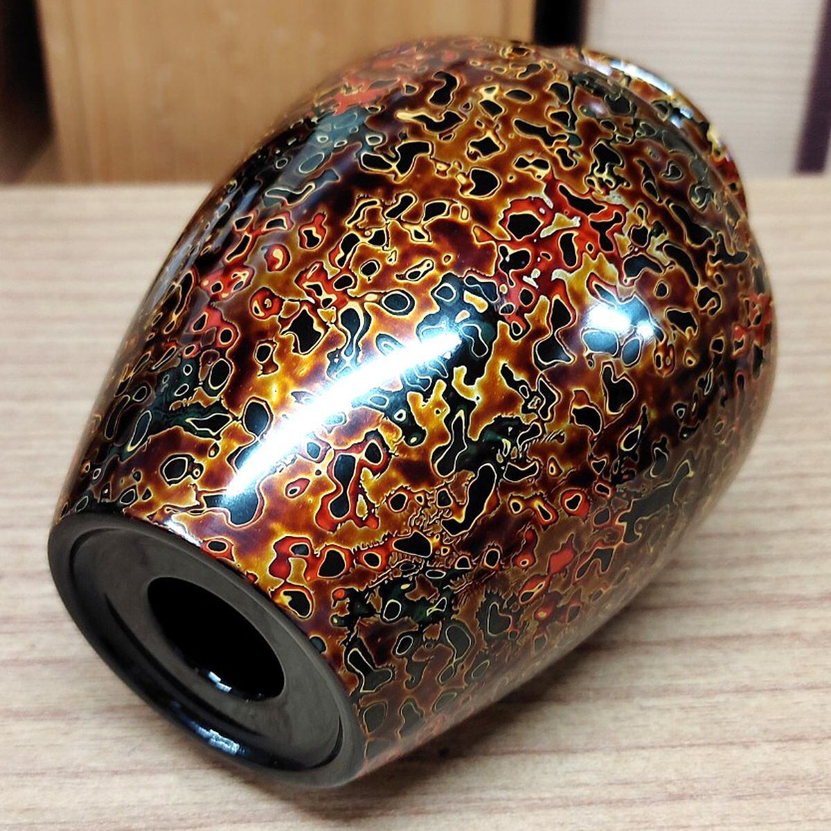 津軽塗(唐塗)バカ塗り・壺型花瓶・花器・No.200802-45・梱包 津軽塗(唐塗)バカ塗り・壺型花瓶・花器・No.200802-45・梱包