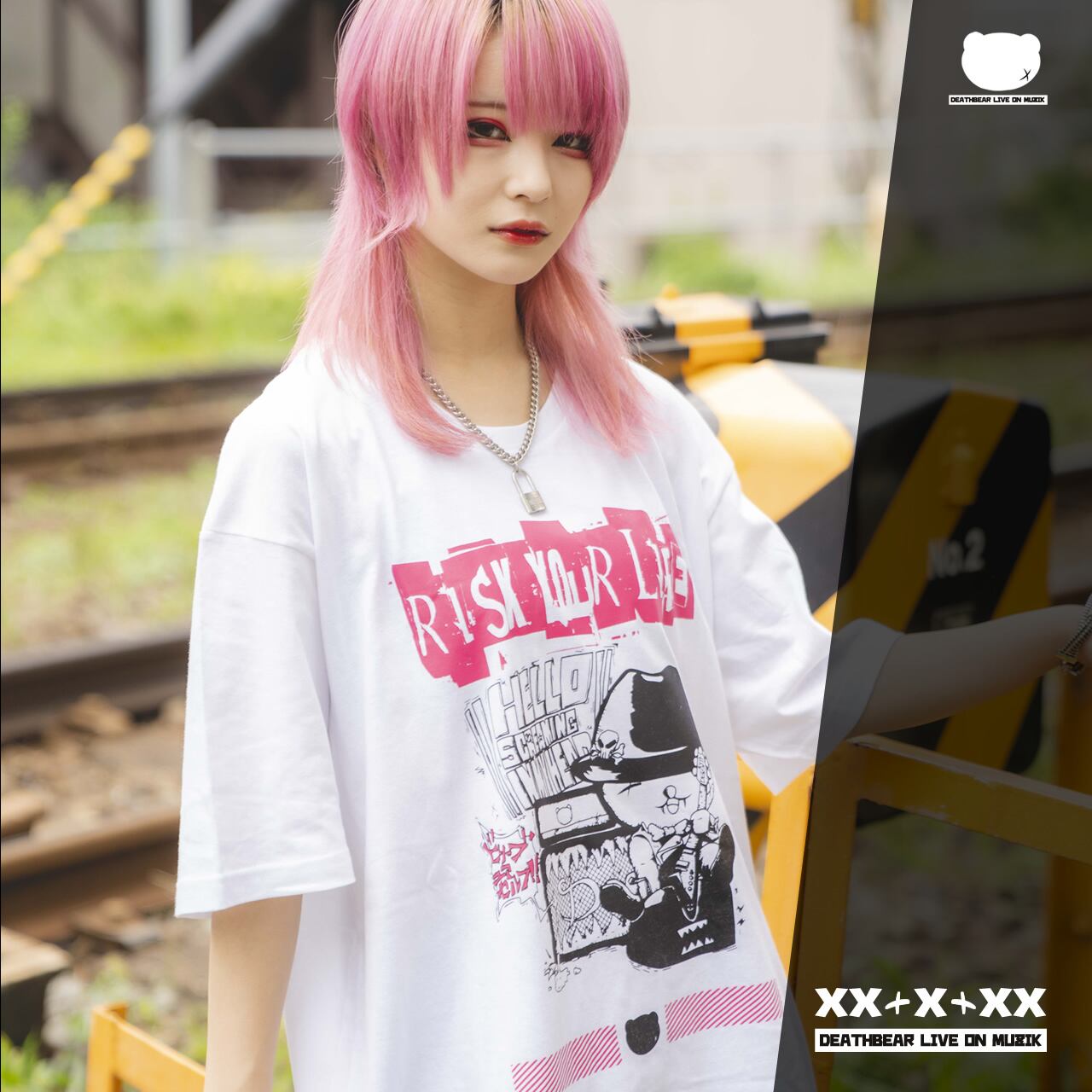 【SCREAMING IN MY HEAD】T-SHIRTS【WHITE】