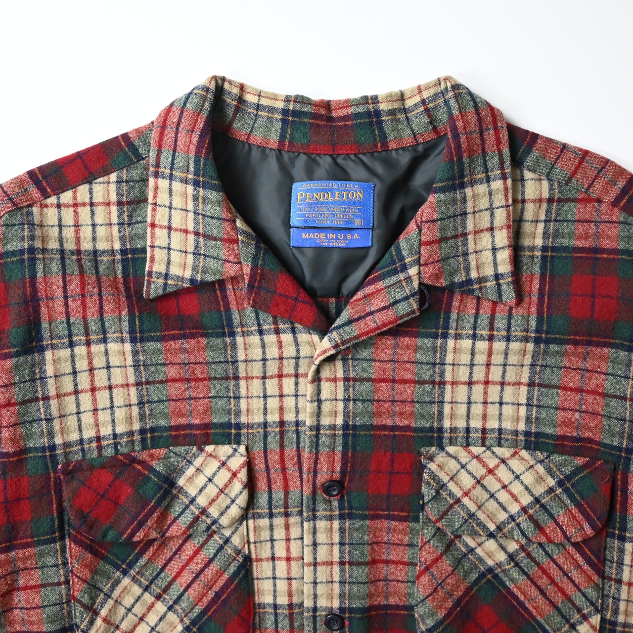 90’s Wool Check Shirt made in USA sizeXL