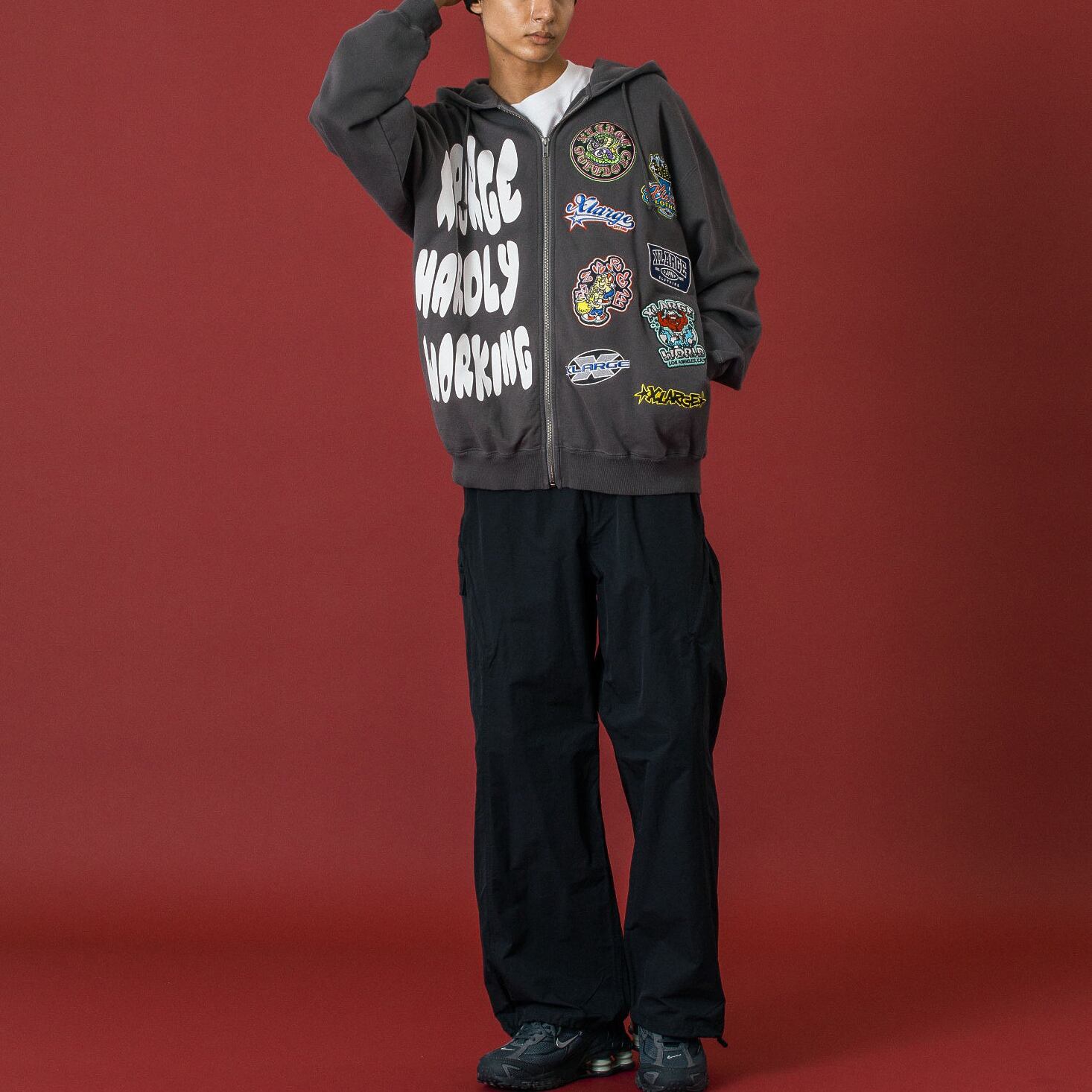 XLARGE（エクストララージ） MULTI LOGO ZIP UP HOODED SWEATSHIRT