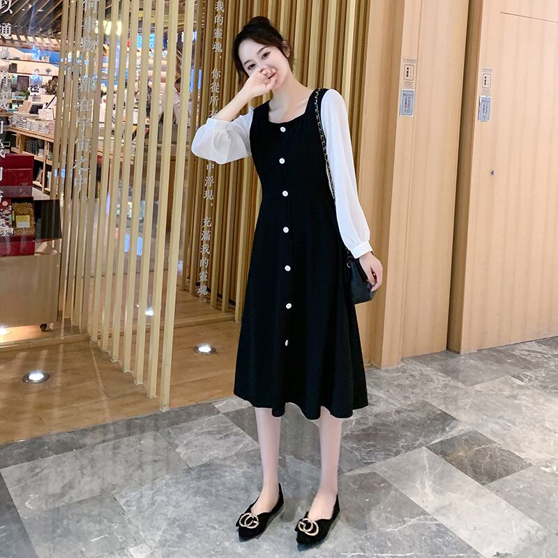 【新作】【送料無料】 母乳育児ドレス2020春の新しい気質ファッションアウト看護ドレスドレスミドルレングスのトレンディなママスカート-アリババ スプリング 春物 expec191907509864