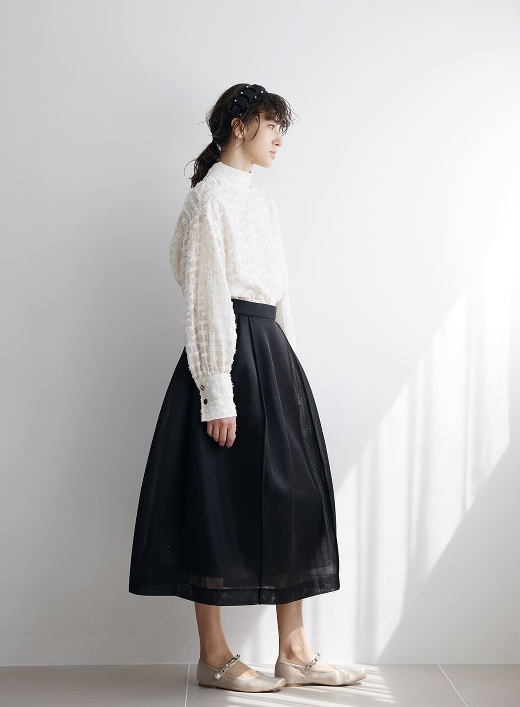 スカート lig. sheer volume skirt sheer volume skirt | Lig.