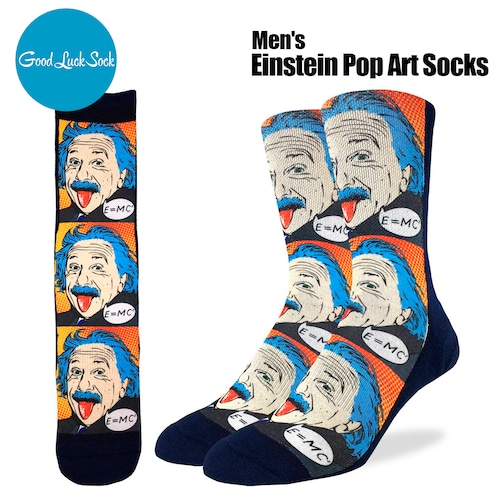 Good Luck Sock『Einstein Pop Art Socks』 (Men's)