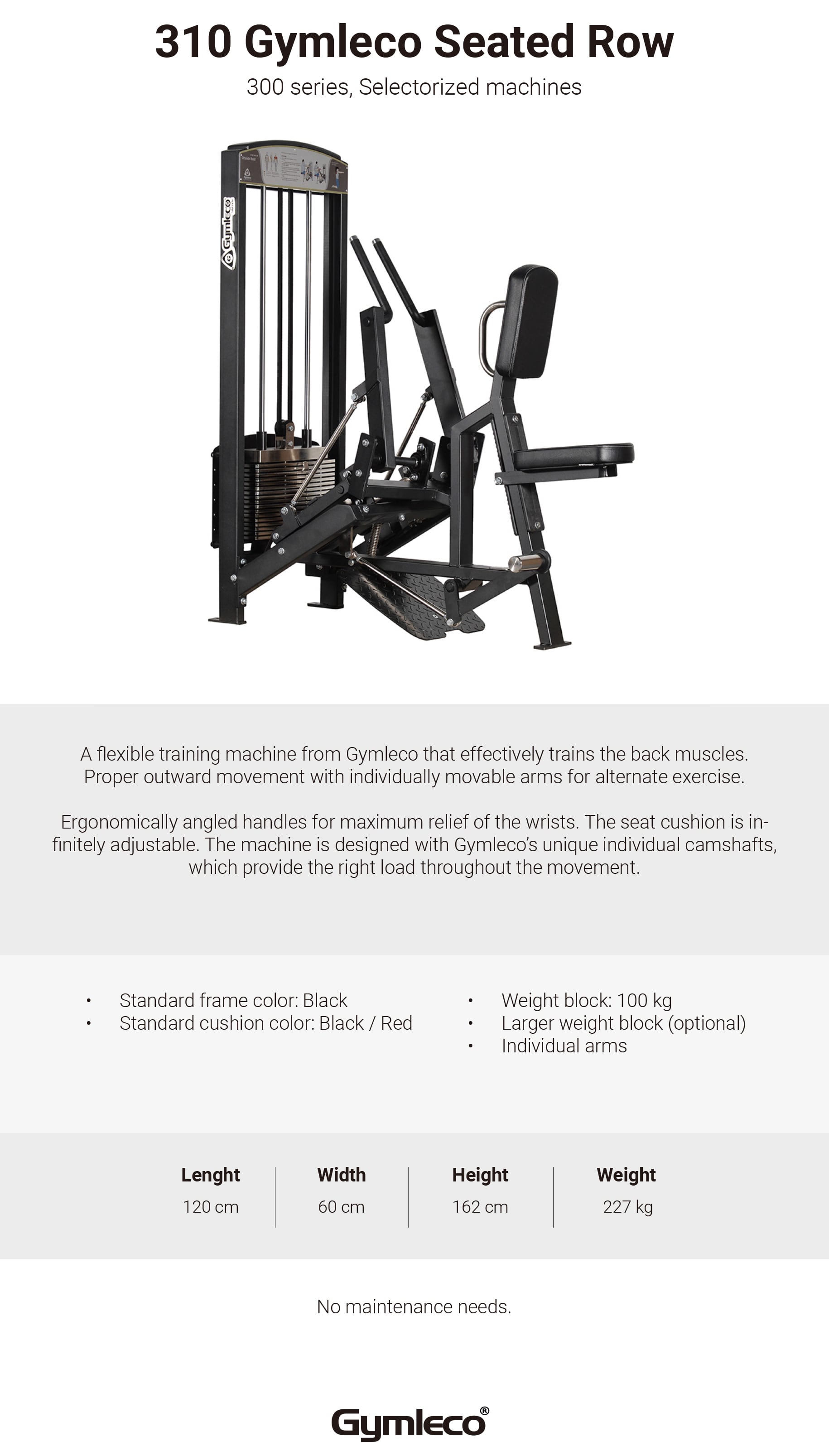 310 シーテッドロウ | gymlecojapan