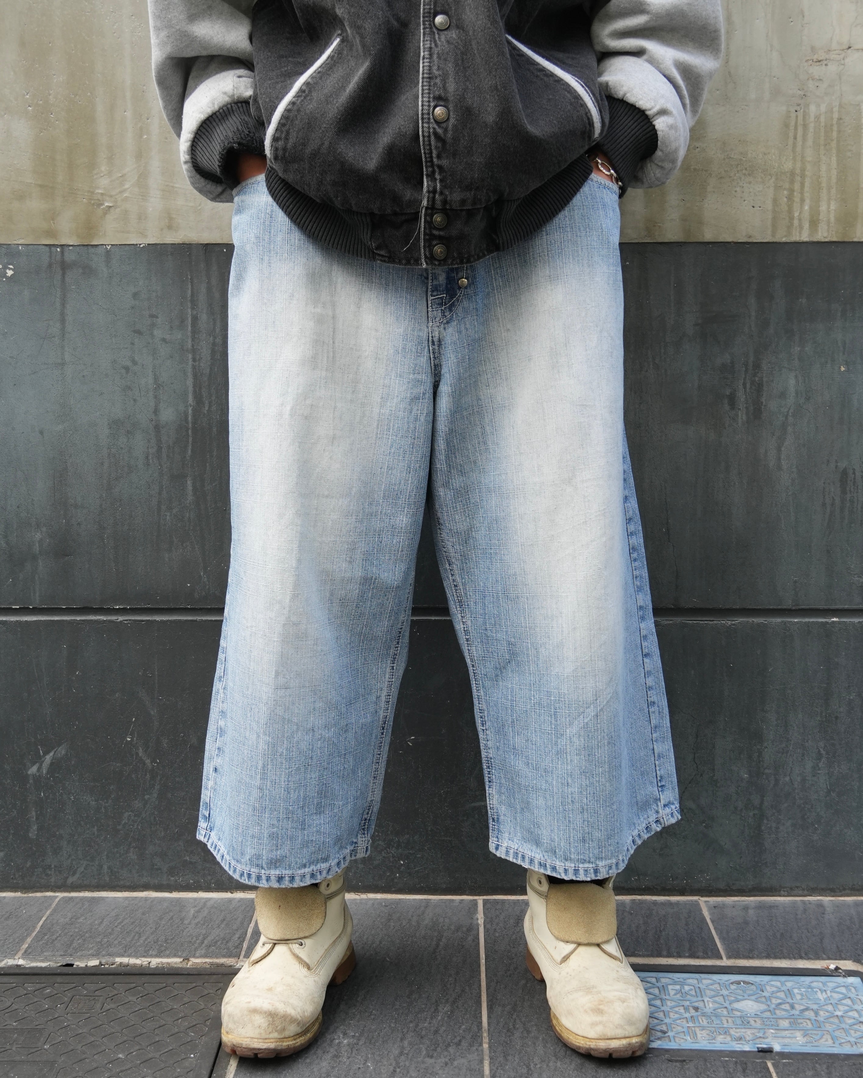 INDIMARK インディマーク ジーンズ レディース セミフレアパンツ