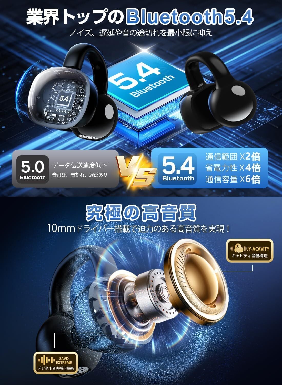 イヤホン bluetooth ワイヤレスイヤホン 【2025年新型·多機能タッチ