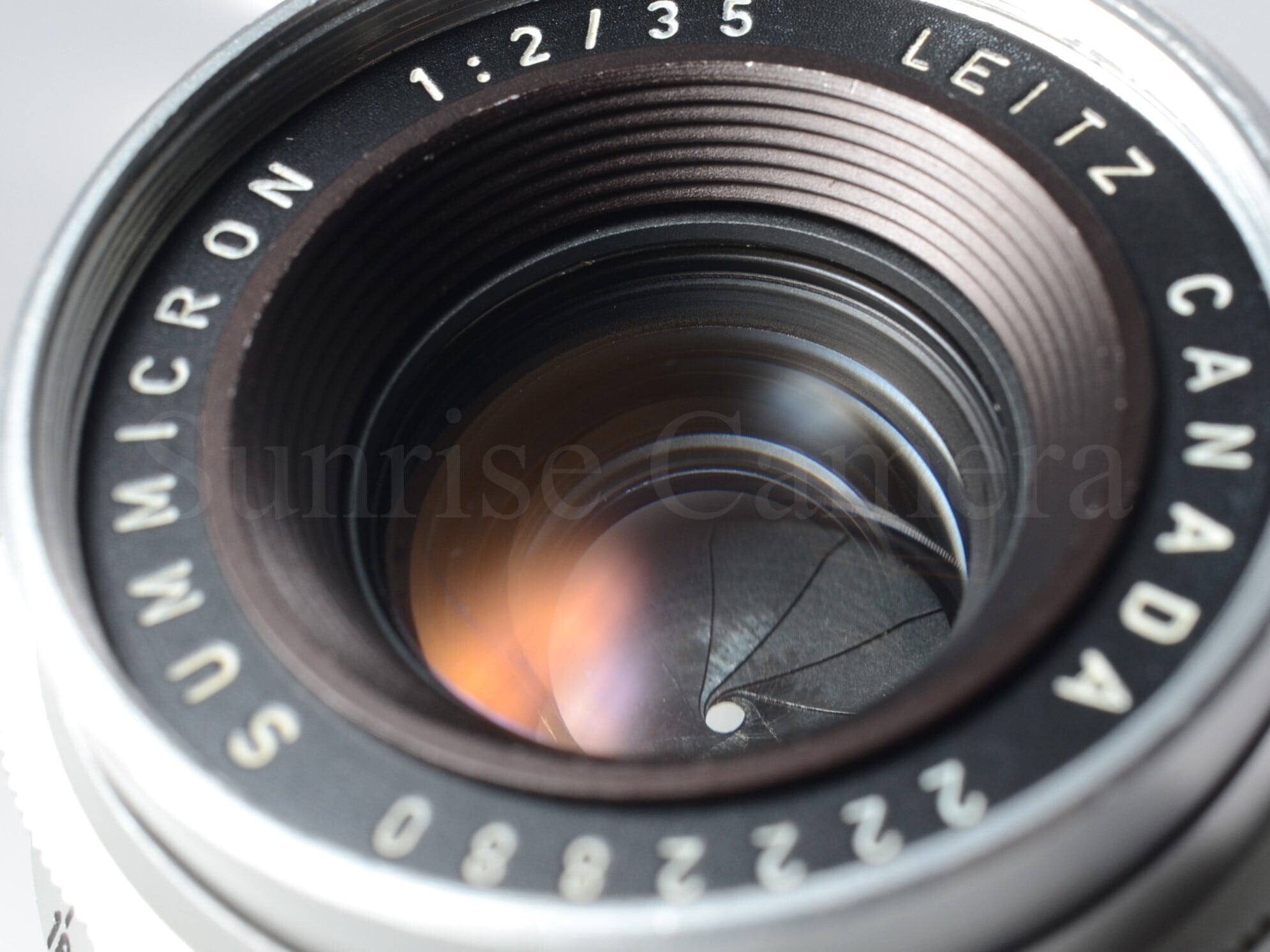 Leica SUMMICRON M 35mm F2 8枚玉 CANADA ライカ (23647) | サンライズ
