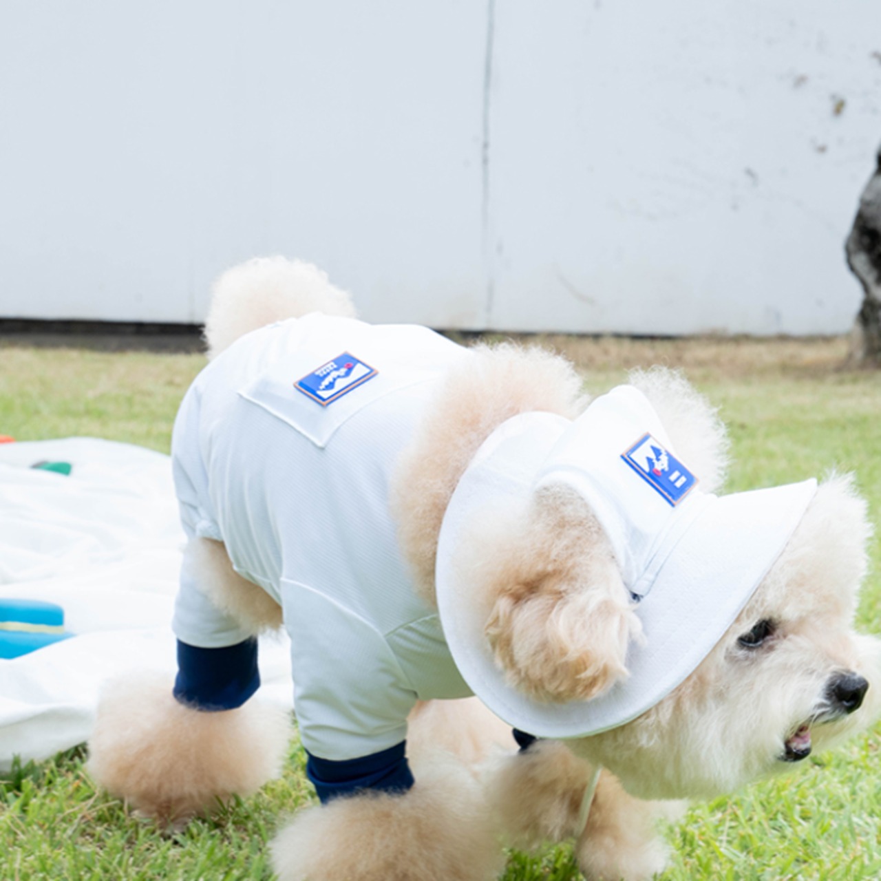 【puppygallery公式】Outside plus cooling jumpsuit　 S-XL