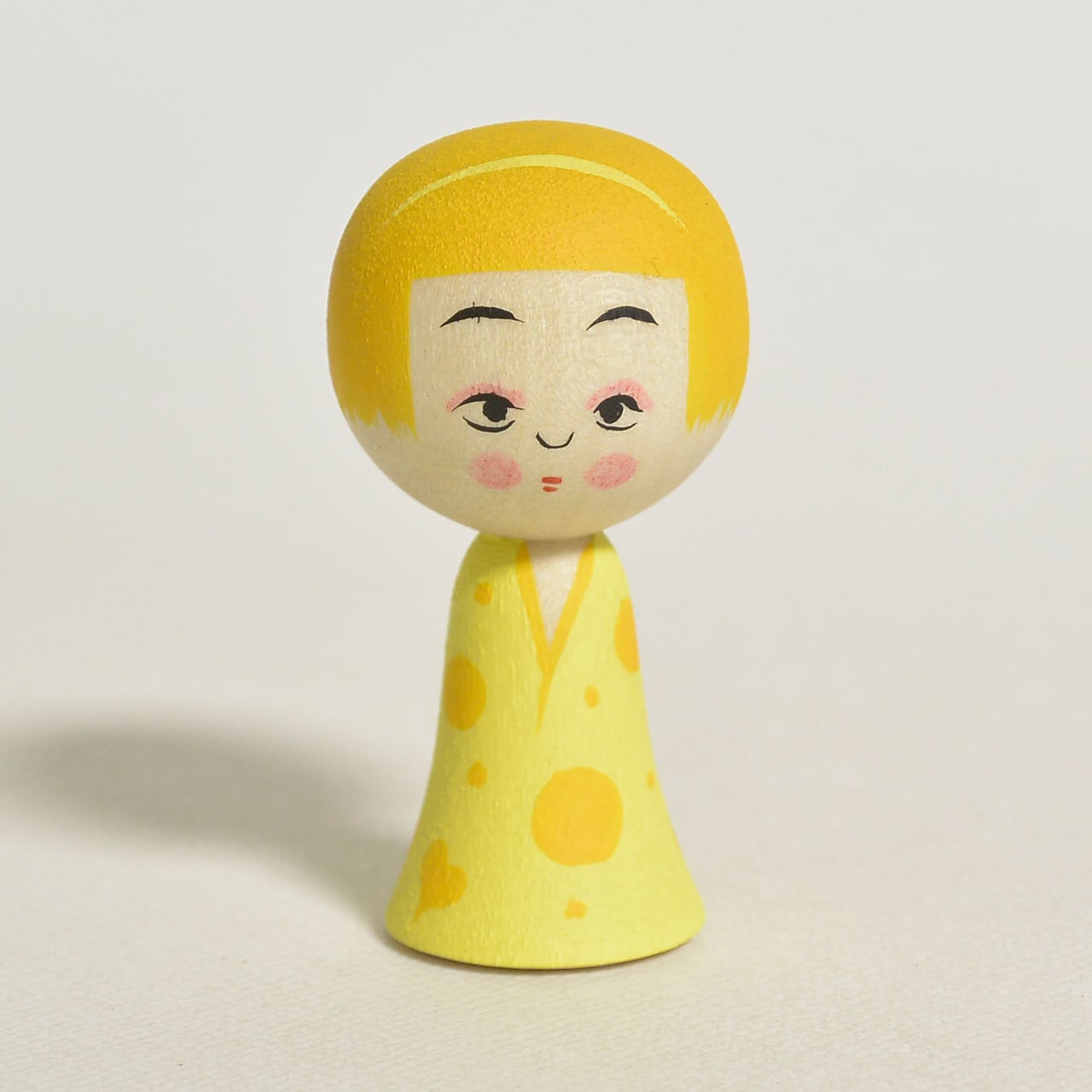 キャンディさんこけし 約2寸 約6cm 鈴木明 工人（作並系）#2331