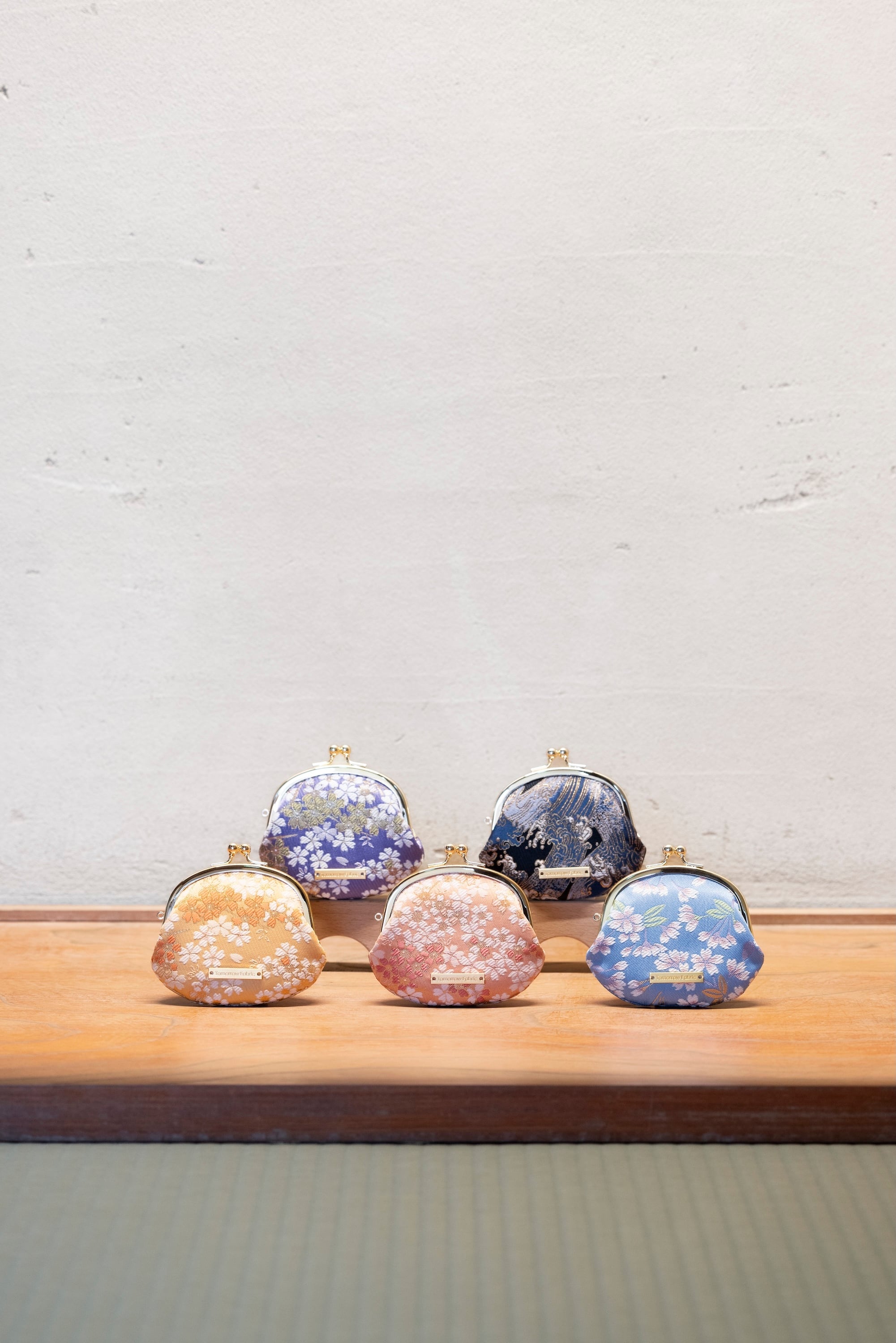西陣織がま口財布 SAKURA / NWG1 | Tomorrow Fabric