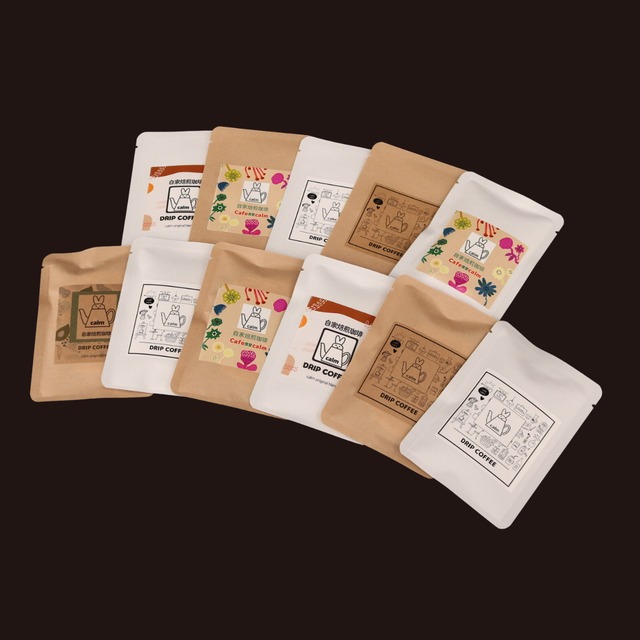 自家焙煎珈琲　calm original blend ドリップパック  12個入り★送料込み