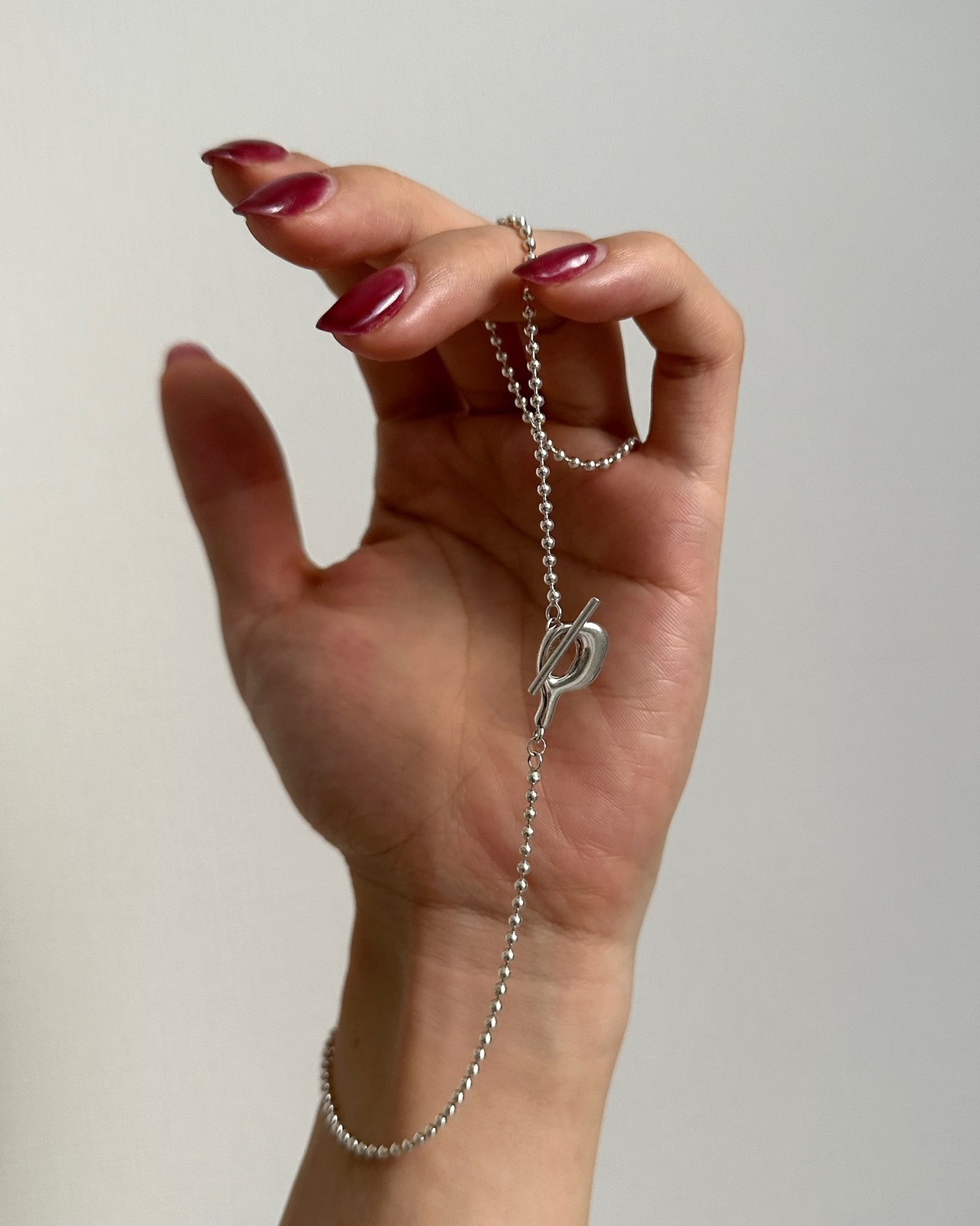 Ball Chain Hole Necklace