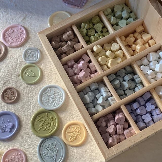 シーリングワックス plum blossom / matcha【40g】