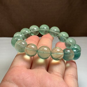 爽やかミントグリーンフローライト・ブレスレット