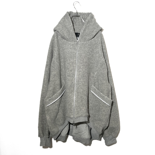 Raglan-Z-Hoodie (grey)