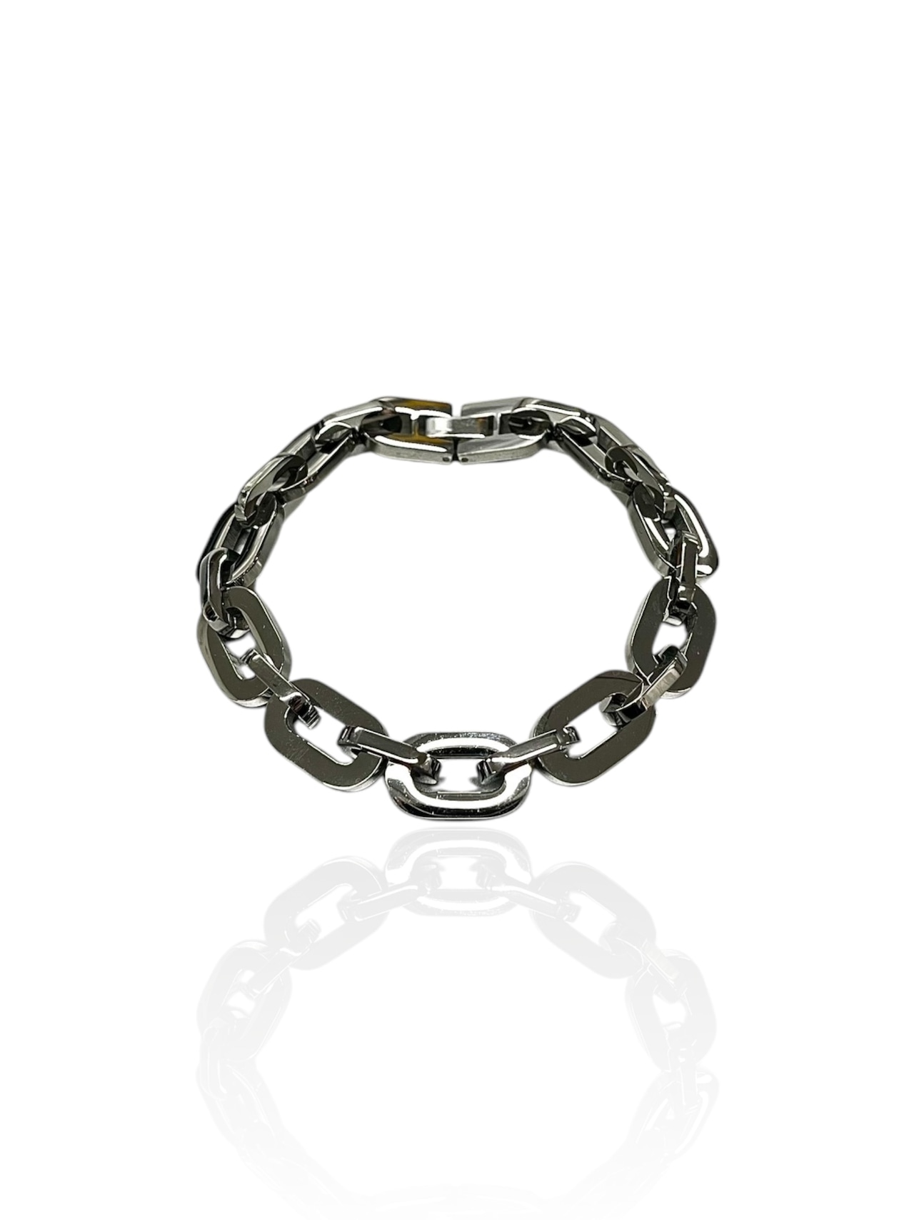 【PLANET STUDIO】thick oval edge chain bracelet