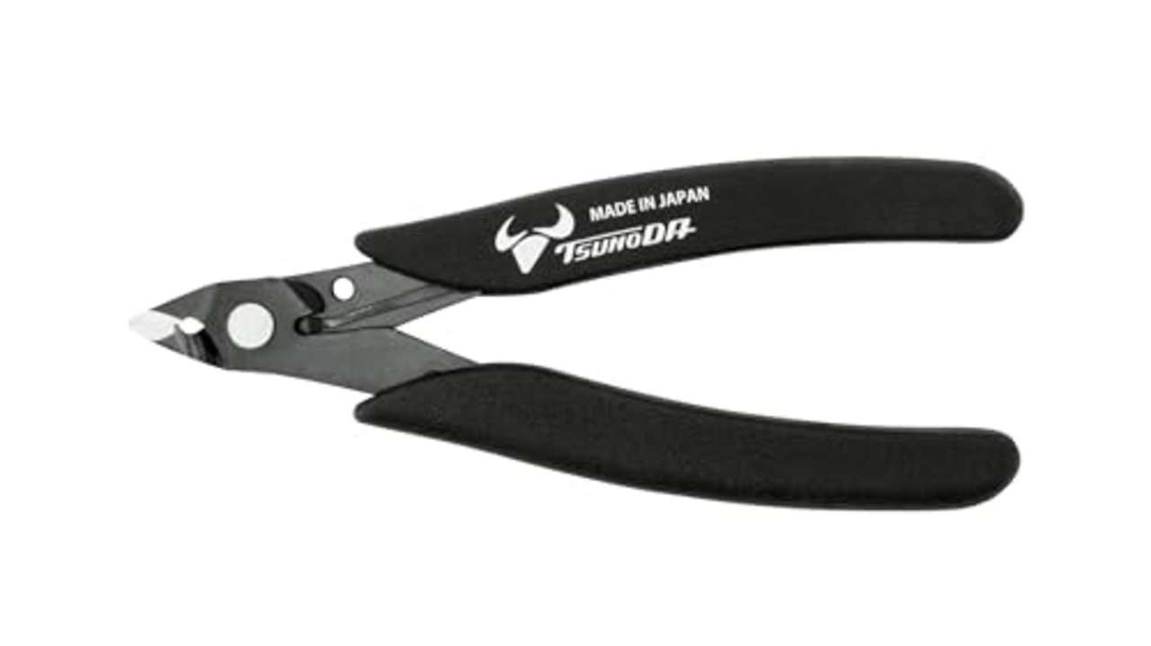 ツノダ(Tusnoda) KingTTC ニッパー 120mm FC-120 プラモデル電子工作用 軽量 バネ付き