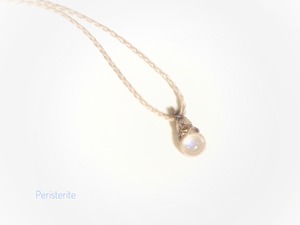 ペリステライト macramé necklace