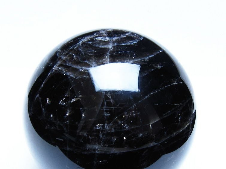 ⭐︎天然石　モリオン　スフィア 1.7Kg モリオン 黒水晶 丸玉 110mm スフィア 一点物 151-9400 | 天然石