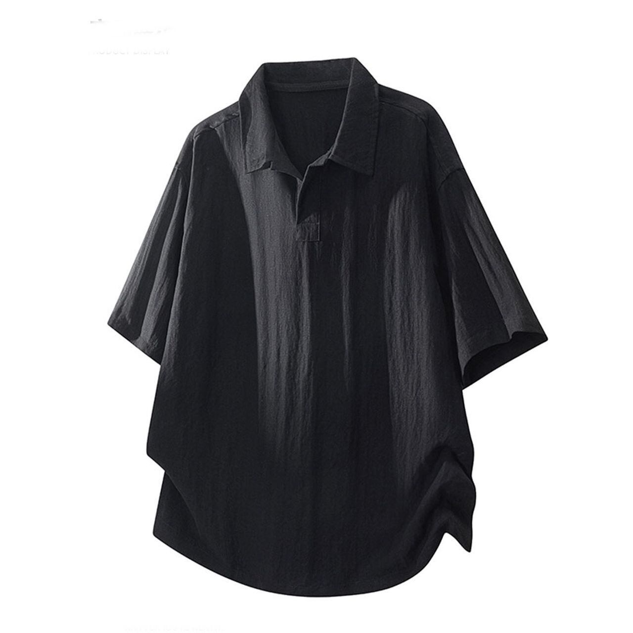 Textured Tencel-Linen Short-Sleeve Polo Shirt(MT1635)