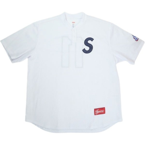 Size【L】 SUPREME シュプリーム 25SS S Logo Baseball Henley White