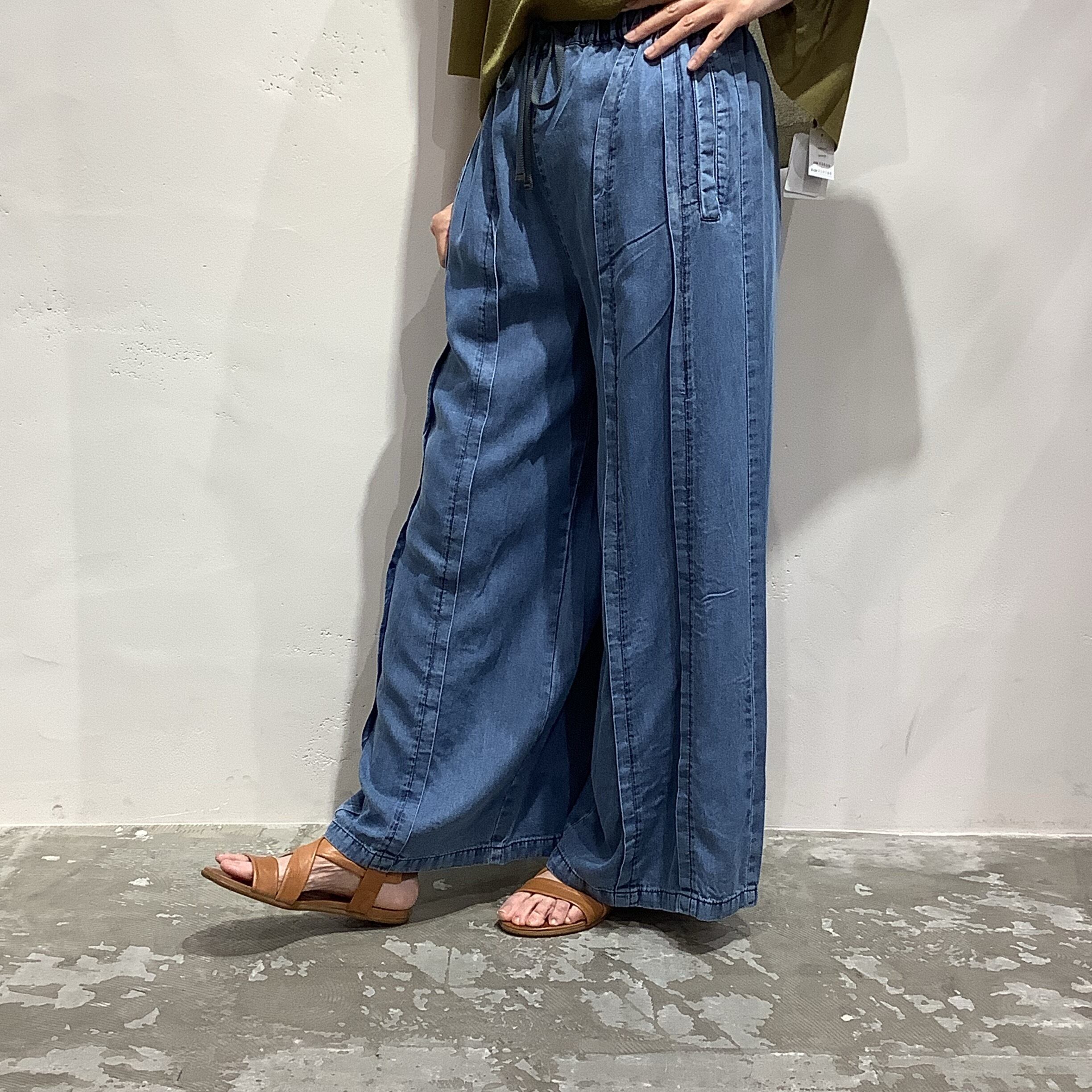 CYNICAL(シニカル)】テンセルデニムプリーツワイドパンツ［452- 96003  