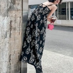 Floral A-line dress (ME461)
