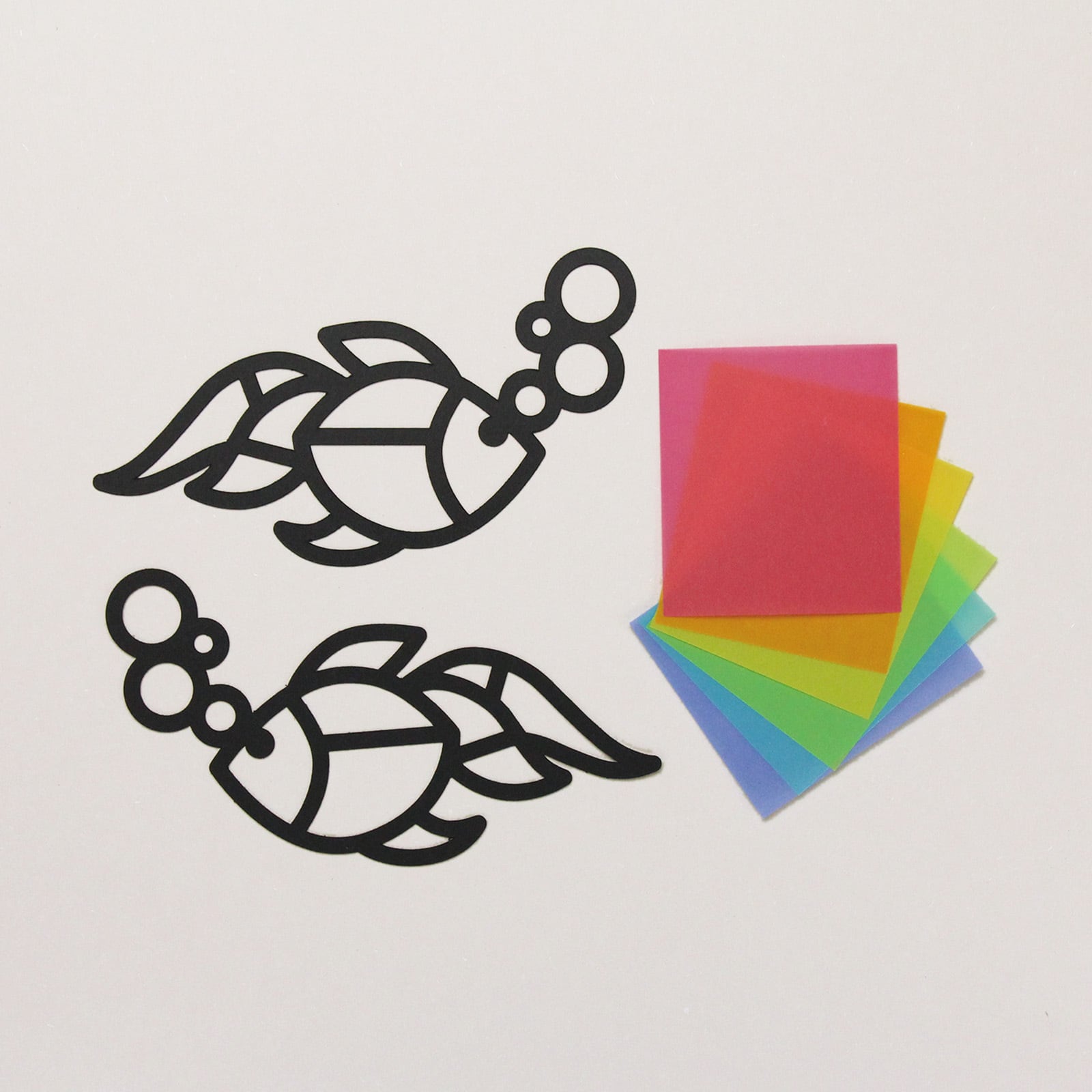 ペーパーステンドグラス手作りキット（きんぎょ） | ペーパー