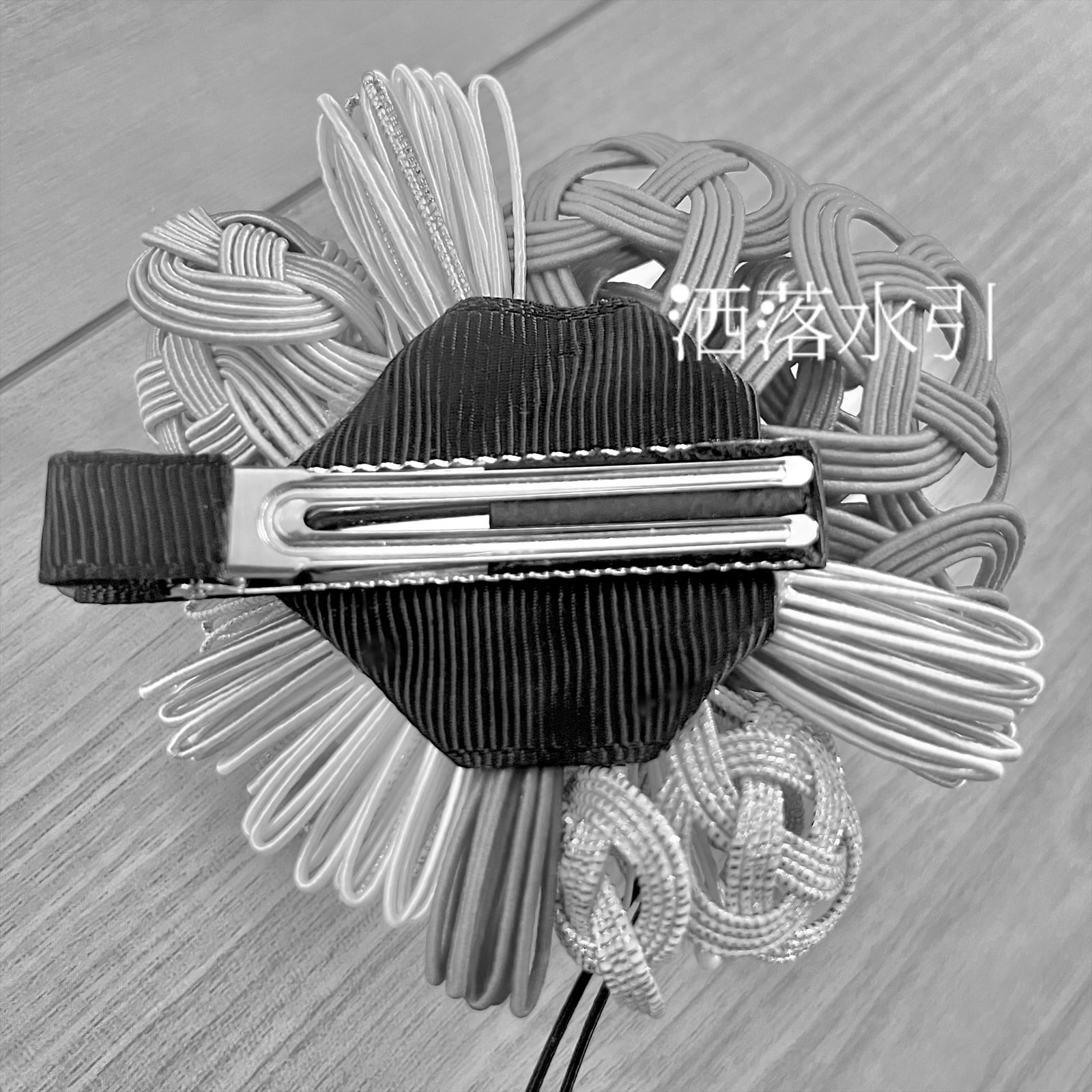 受注販売品】水引の髪飾り 花寄せ 中サイズ 単品 | 洒落水引