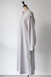 Marimekko floral print lavender gray dress