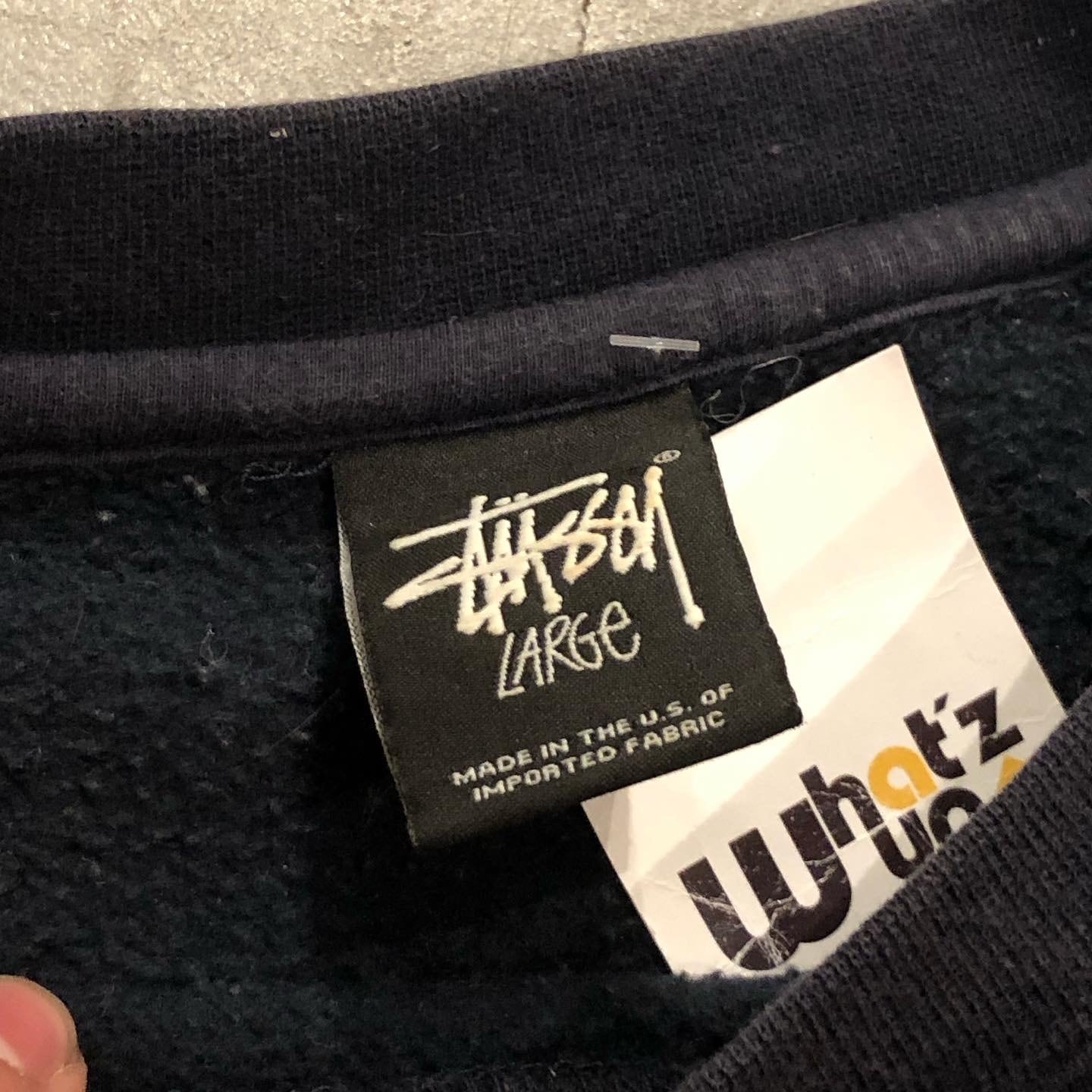 00s stussy logo sweat【高円寺店】 | What'z up