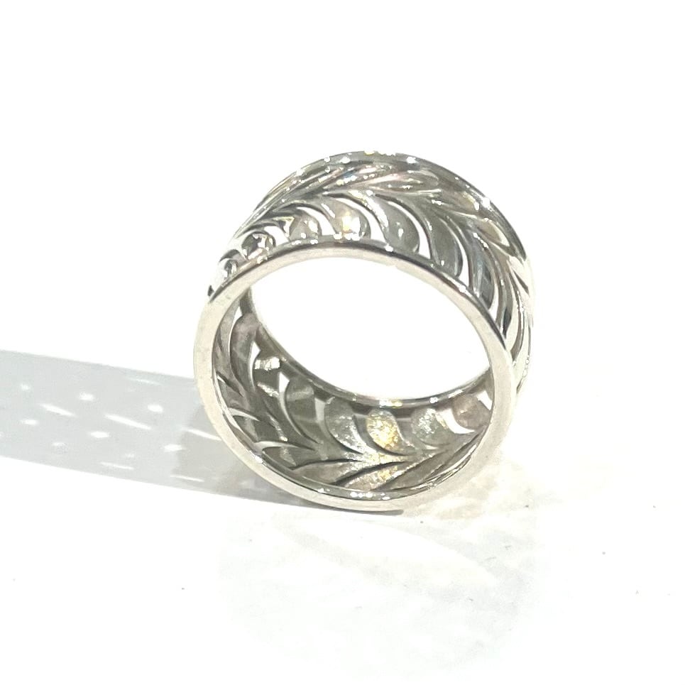 TIFFANY & Co.】【約12.5号】3003 Villa Paloma Palm リーフリング