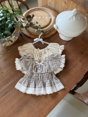 予約 :  Ibis blouse〔marron〕