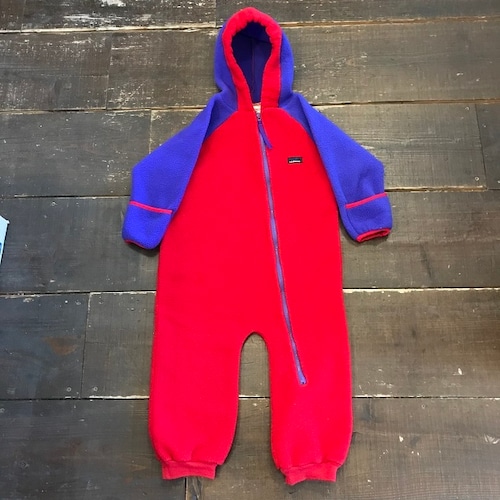 USED BABY L.L.Bean フリースロンパース　24-36m 2-3歳