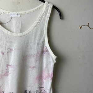 vintage 1999’s HELMUT LANG print tank top