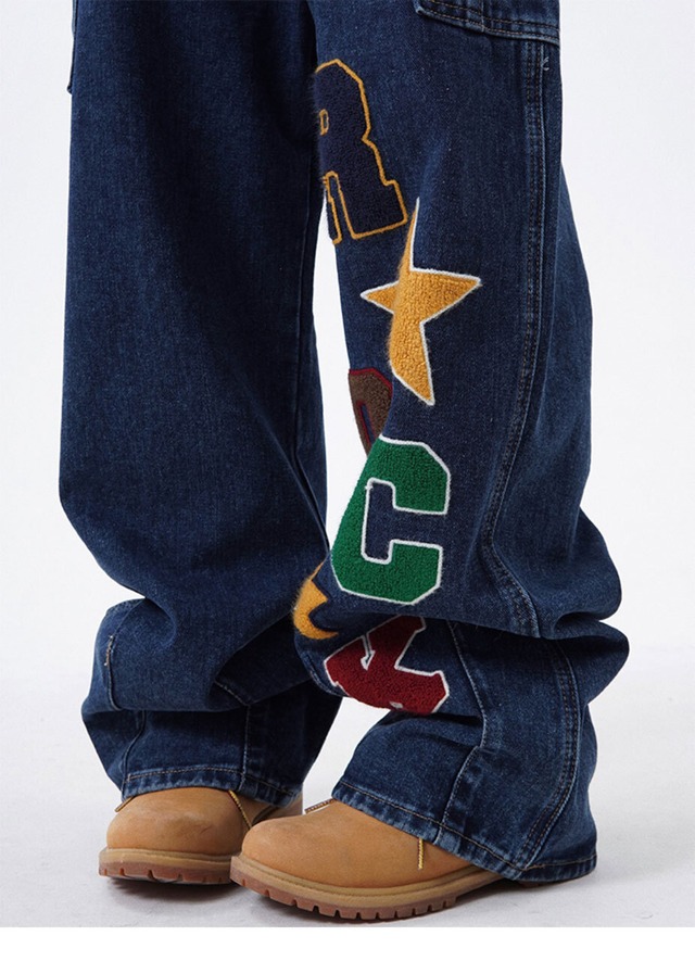 ロゴワッペンペインターオーバーオール 2col   R00125