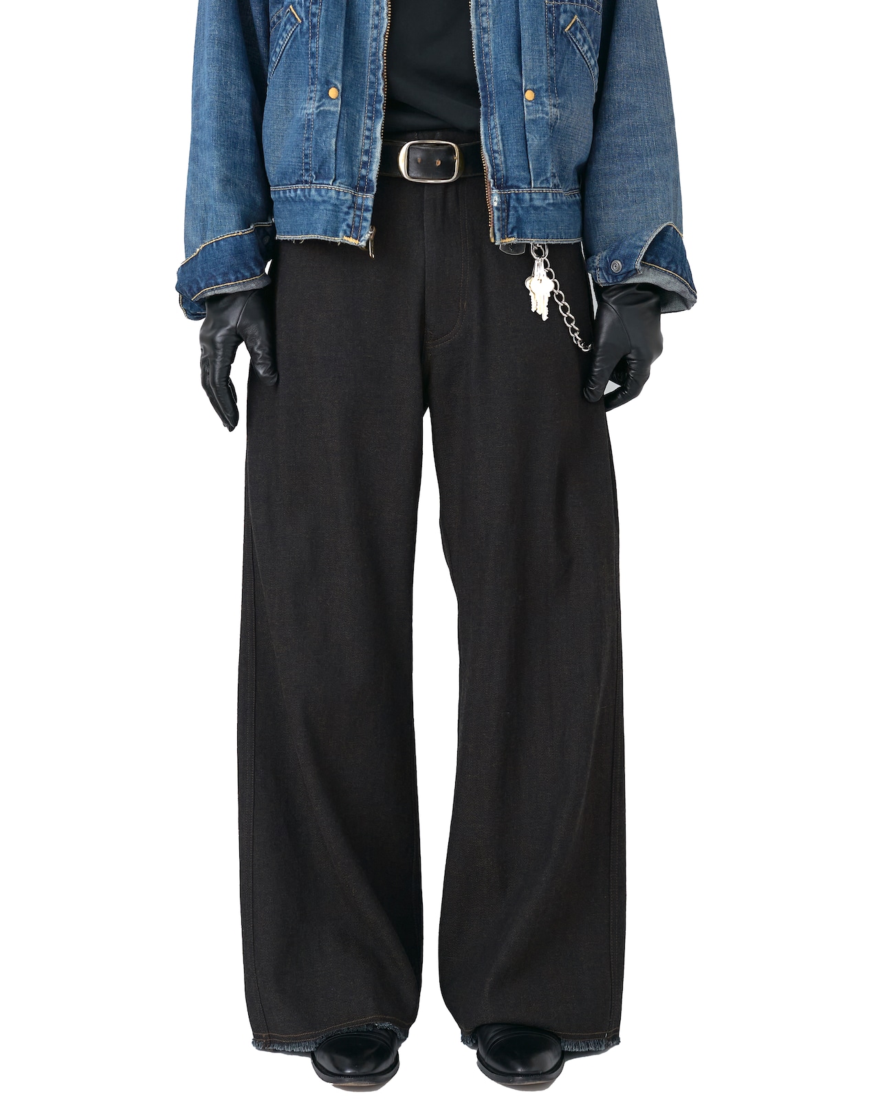 Nomàt "Straight PT C/W Denim〔Dark Brown〕"