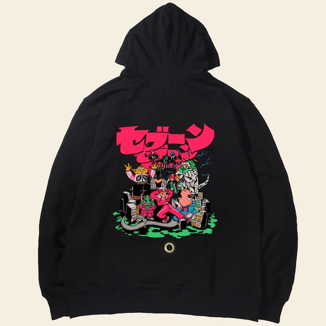 DAILY Hoodie feat.KANA SUZUKI (Black)