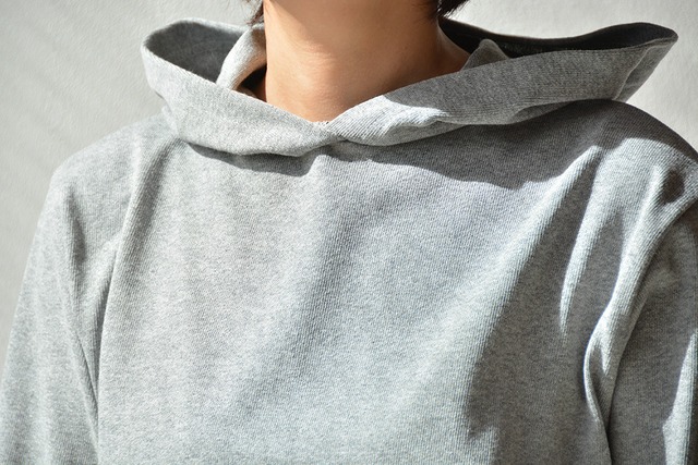 セントジェームス フード付コットンTシャツ(17JC OUESS CAPU)GRIS