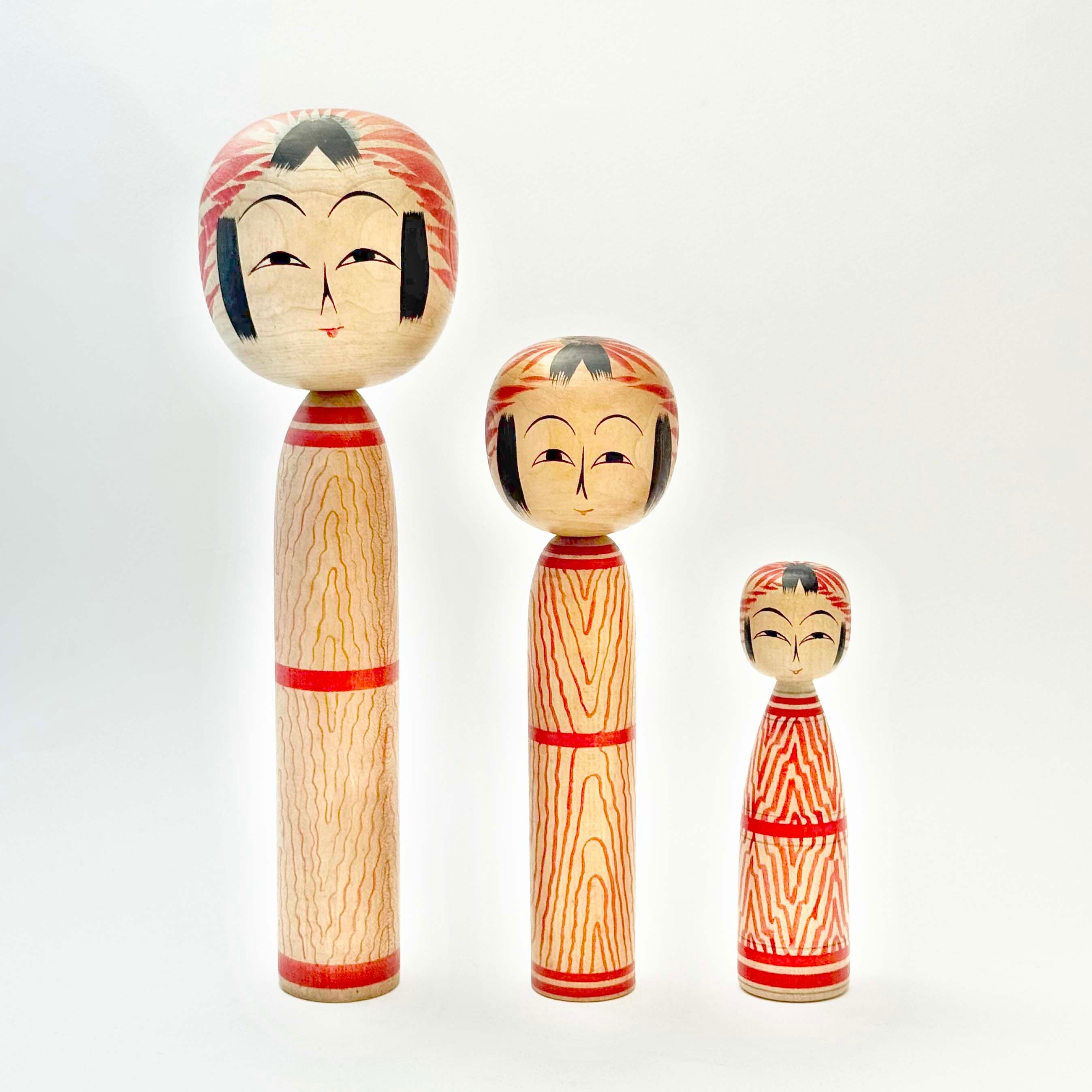 遠刈田 木目柄セットA（佐藤護 / 佐藤憲雄 / 佐藤勝洋）