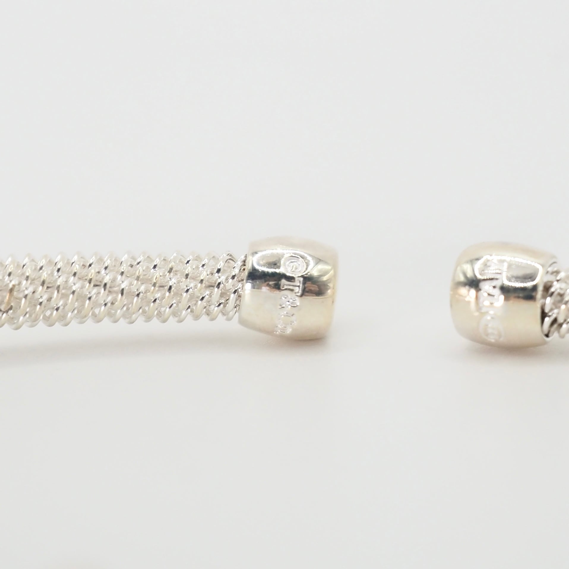 Tiffany&Co. サマセット メッシュ クロス バングル シルバー925