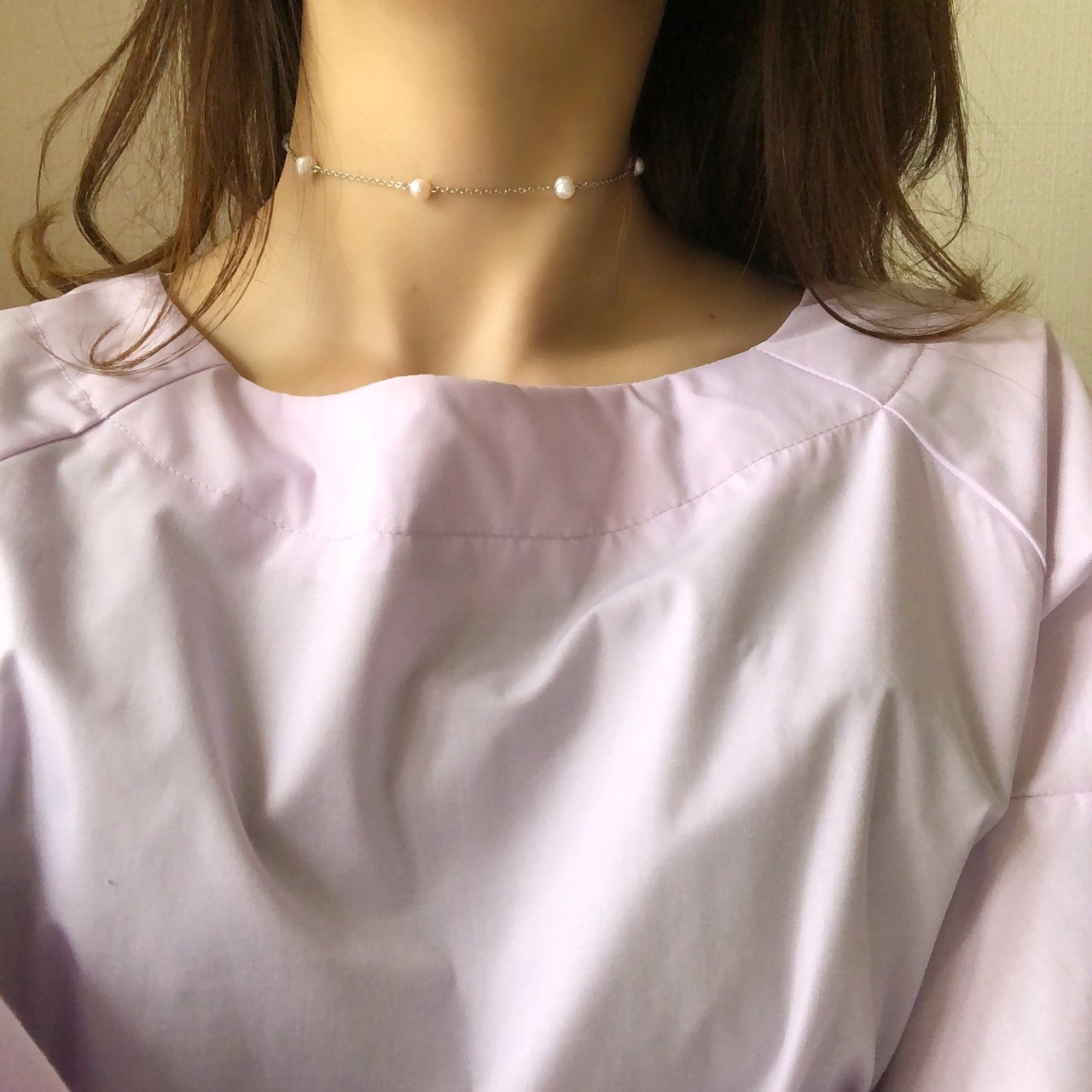 ［全2色］淡水パール　チョーカー ネックレス［GKN021・SRN010］