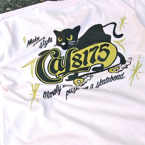 CAL8175 "Push the CAT" T-Shirt ／フロストピンク