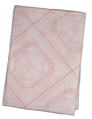 【在庫処分】CAMEL PALMS 日本製 綿100％ ガーゼ 毛布カバー シングル 145×205cm バンダナ柄 レッド