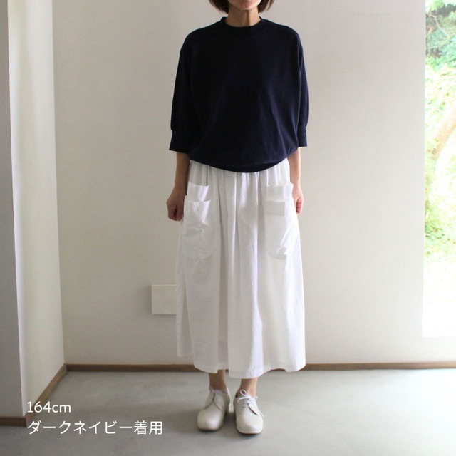 六分袖プルオーバー　homspun