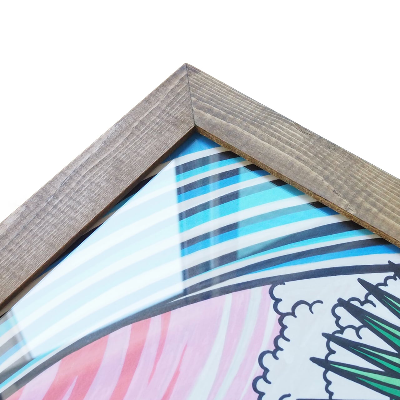 原画】Wood Panel A2 Size（Magic Hour 2024）with Frame | TAMO ART